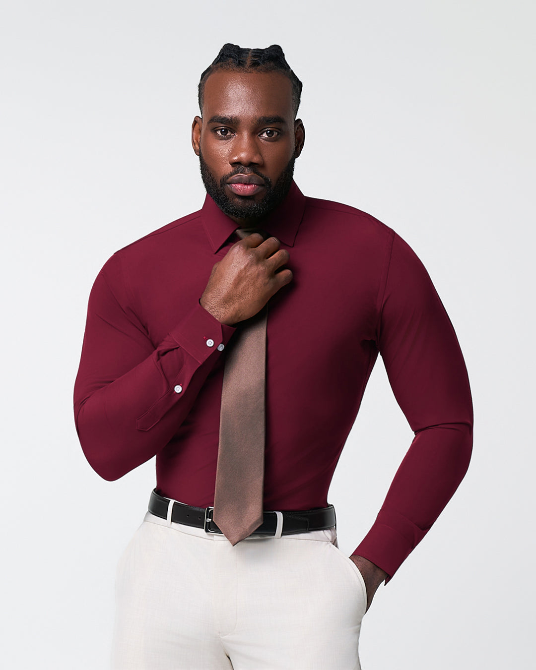 State & Liberty "The Ward" Solid Maroon