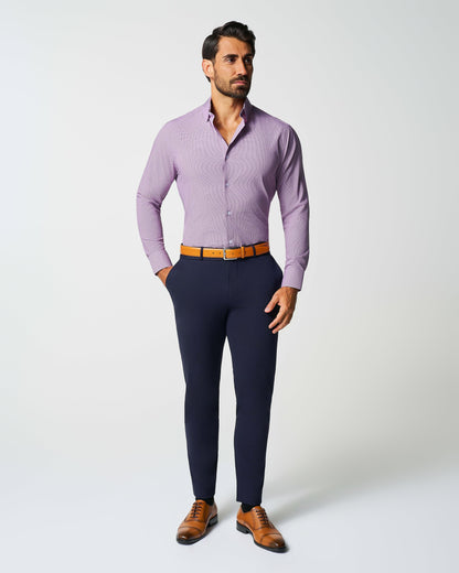 State & Liberty "The Ryan" Dark Purple Micro Check
