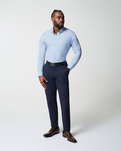 State & Liberty "The Mills" Light Blue Gingham