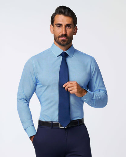 State & Liberty "The Meram" Blue Windowpane