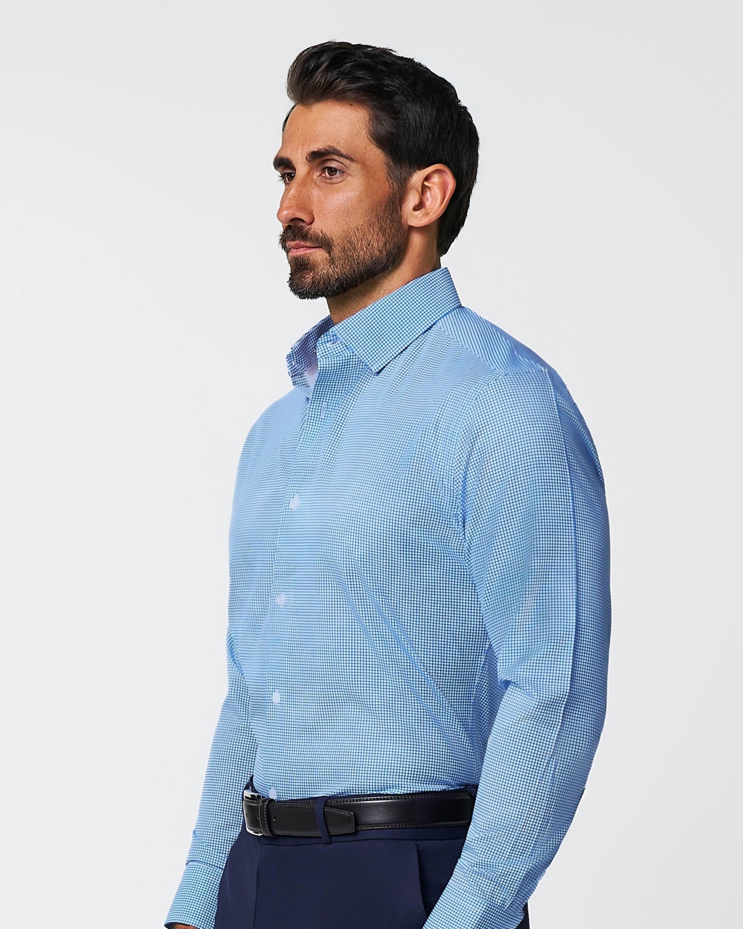 State & Liberty "The Meram" Blue Windowpane