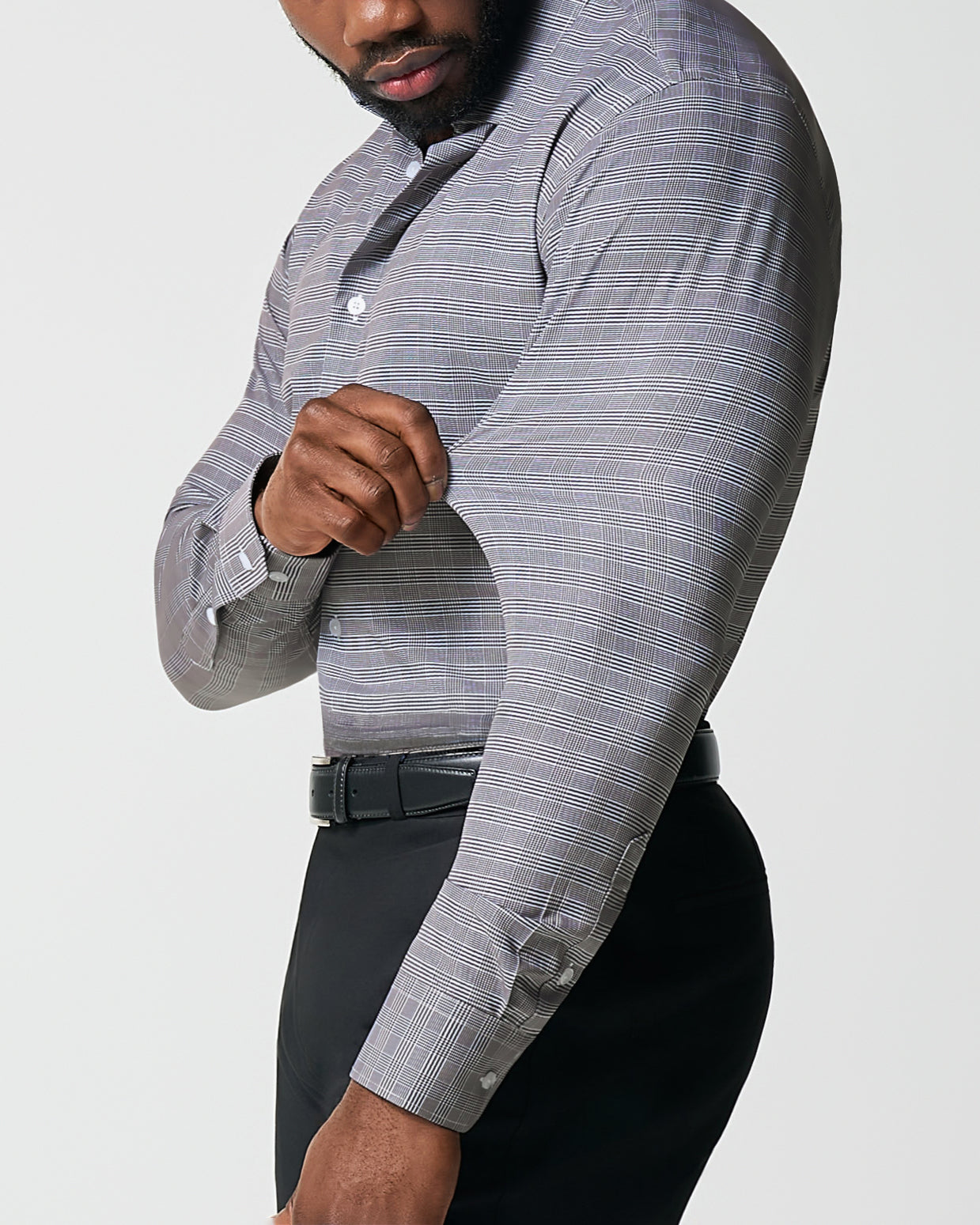 State & Liberty "The Gunnar" Grey and Black Plaid