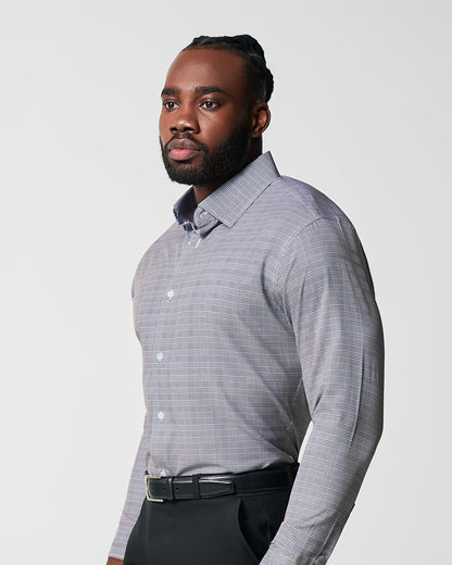 State & Liberty "The Gunnar" Grey and Black Plaid
