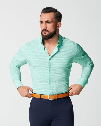 State & Liberty "The Charley" Mint Green Gingham