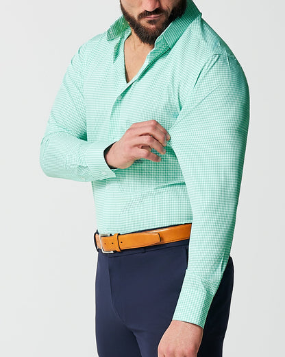 State & Liberty "The Charley" Mint Green Gingham