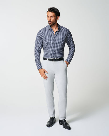 State & Liberty "The Callahan" Blue and White Mini Plaid
