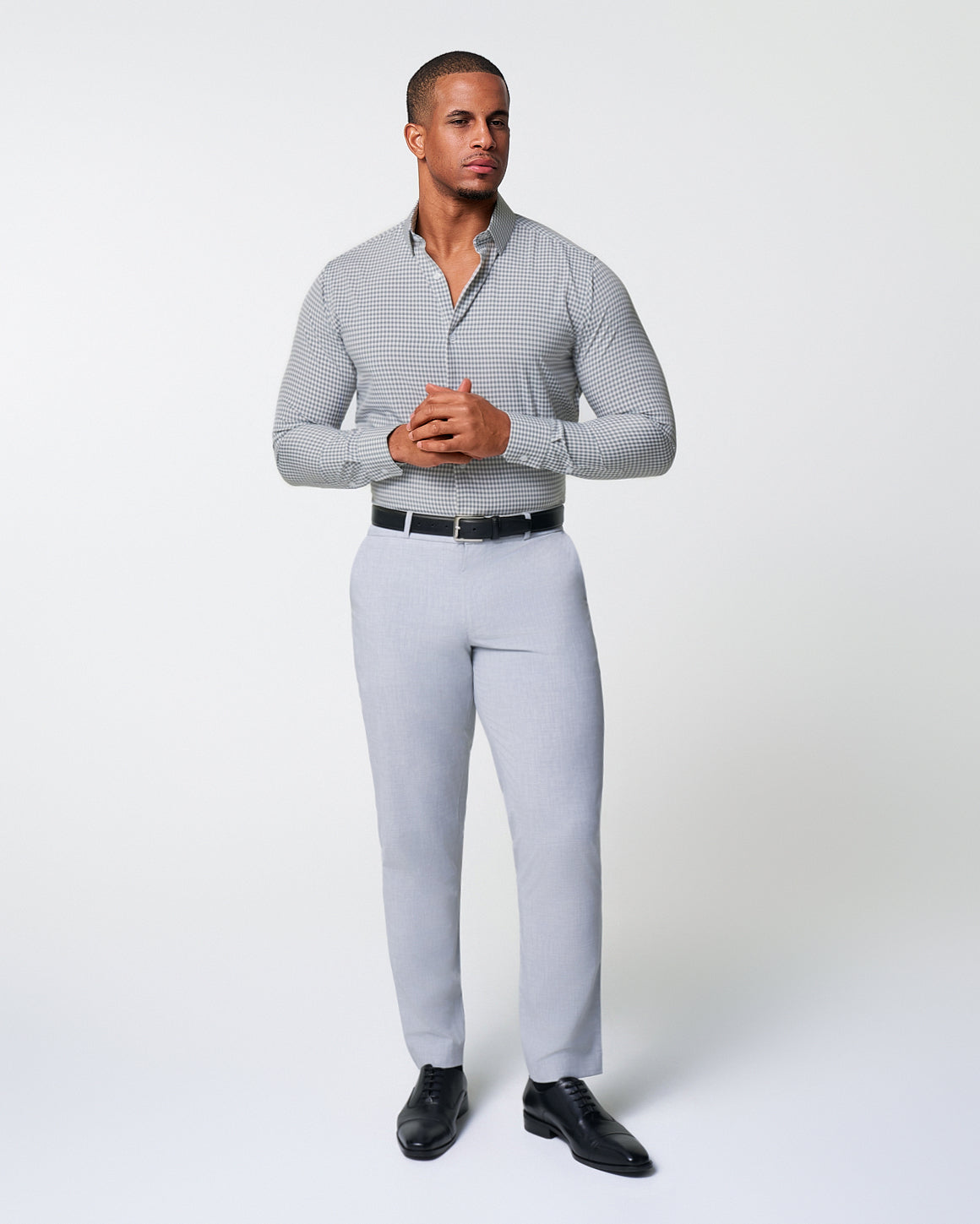 State & Liberty "The Chaney" Forest Green Gingham
