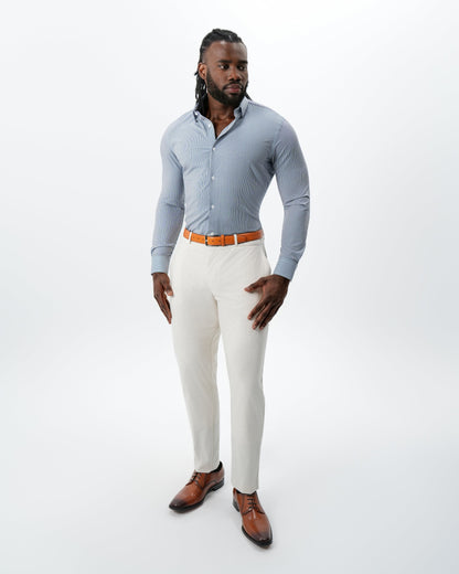 State & Liberty "The Hugo" Navy Pinstripe