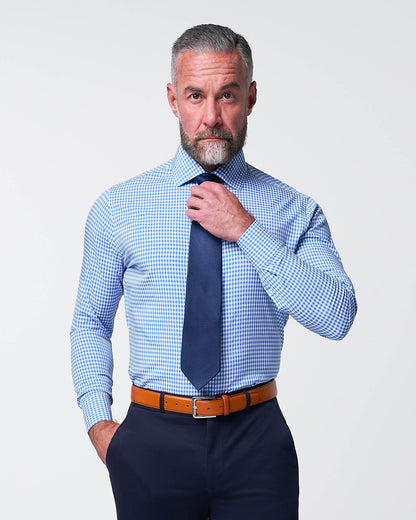 State & Liberty "The Bonino" Blue Gingham