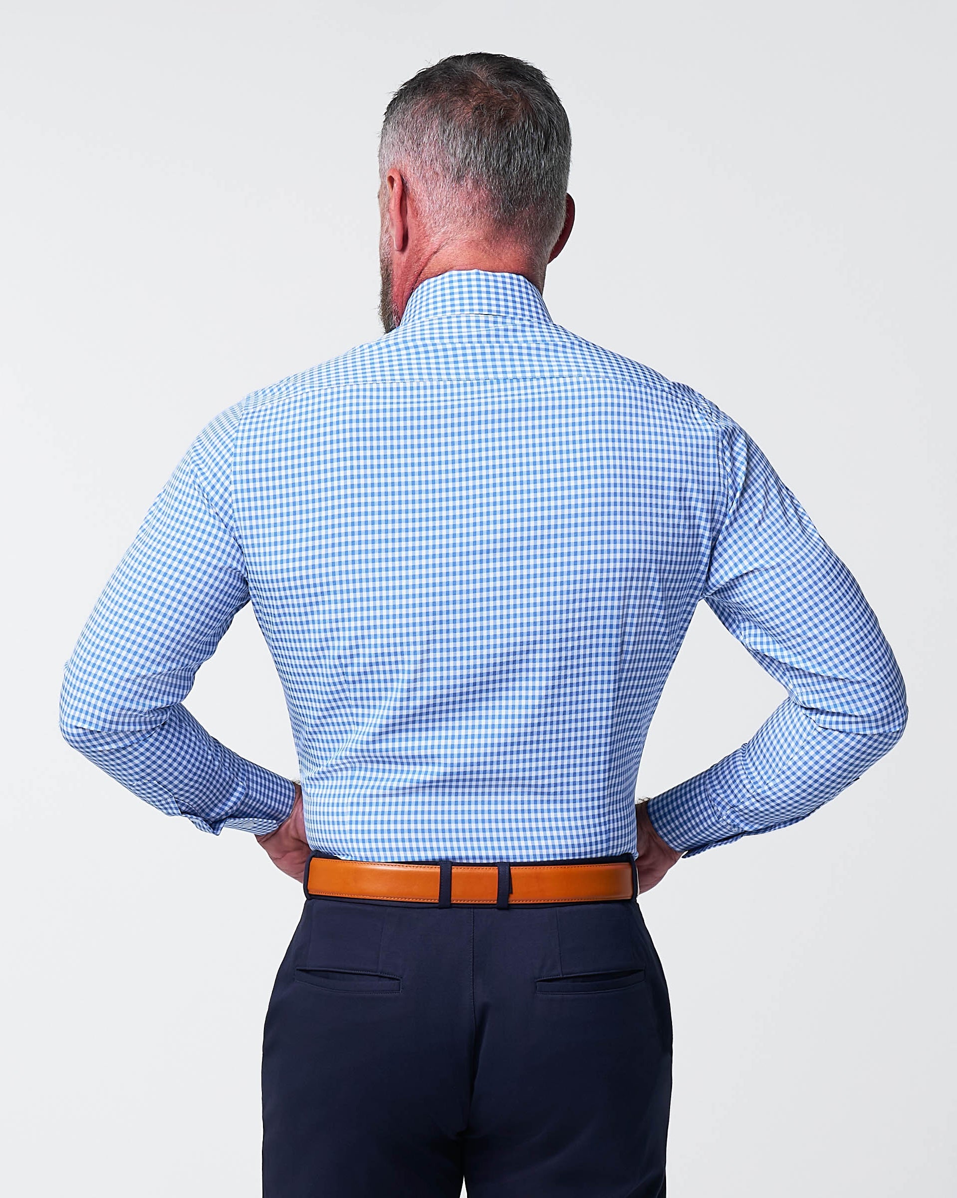 State & Liberty "The Bonino" Blue Gingham