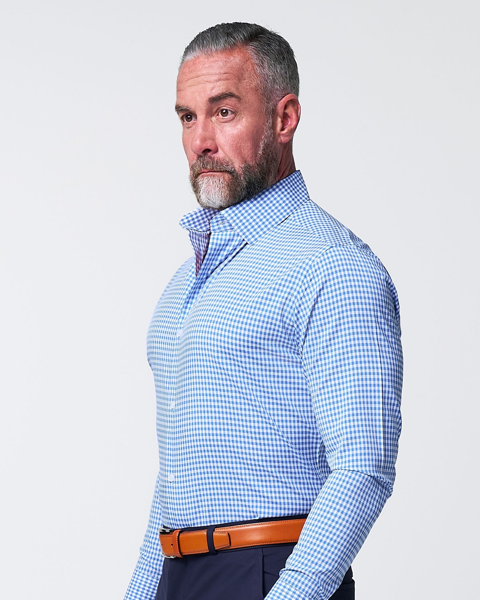State & Liberty "The Bonino" Blue Gingham