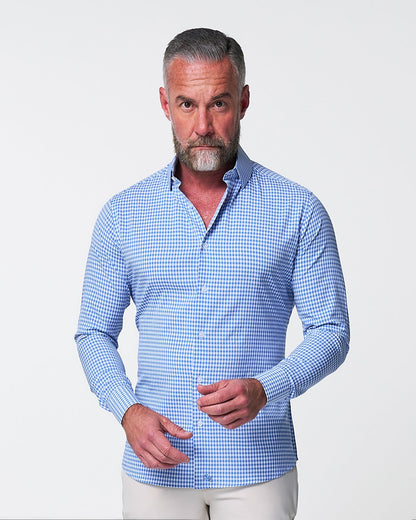 State & Liberty "The Bonino" Blue Gingham