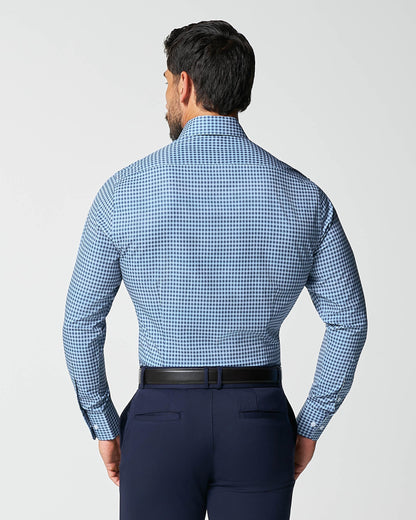 State & Liberty "The Brooklyn" Navy & Light Blue Gingham