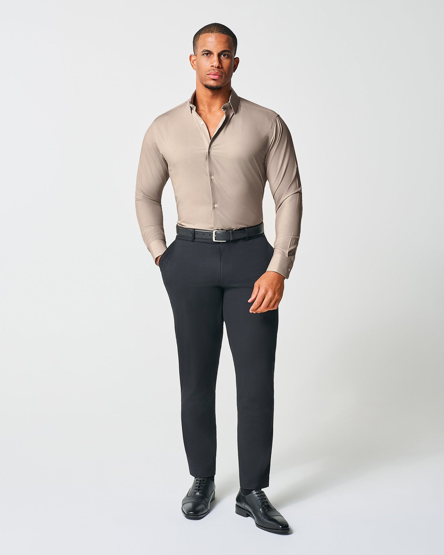 State & Liberty "The Brooks" Light Brown Double Check