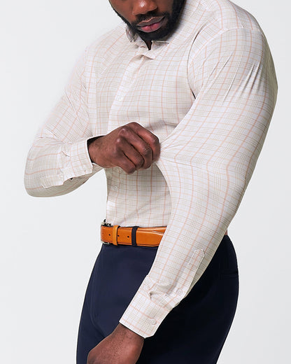 State & Liberty "The Carl" Orange, Yellow, & White Plaid