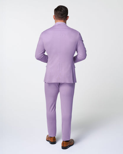 State & Liberty Athletic Fit Stretch Suit - Solid Royal Blue