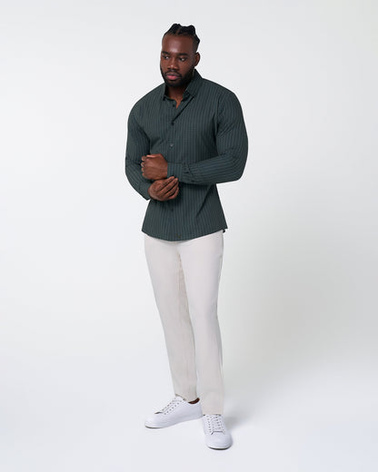 State & Liberty "The Colby" Dark Green & Mint Windowpane