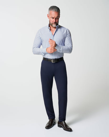 State & Liberty "The Elias" Light Navy Windowpane