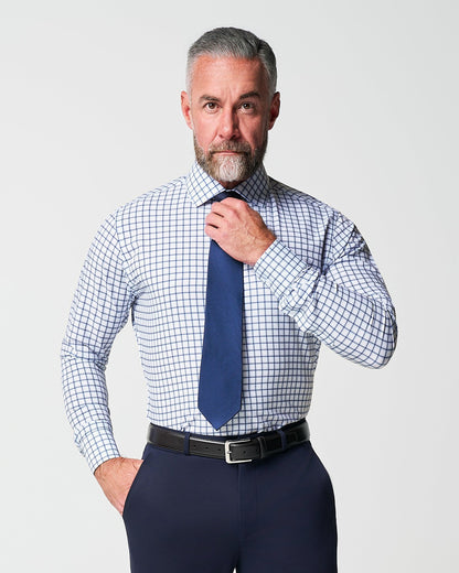 State & Liberty "The Elias" Light Navy Windowpane