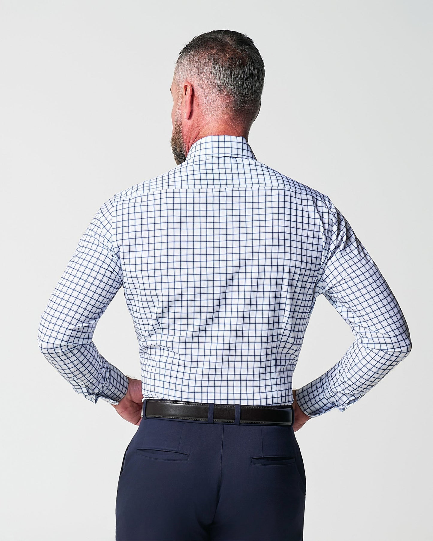 State & Liberty "The Elias" Light Navy Windowpane