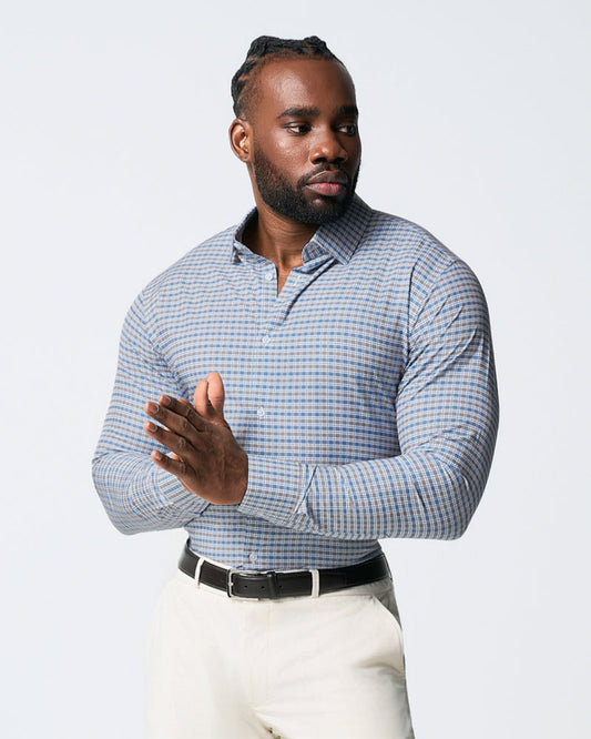 State & Liberty "The Fitz" Brown & Navy Plaid