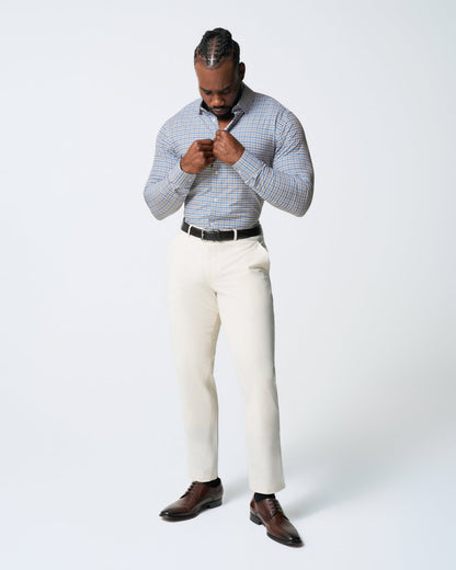 State & Liberty "The Fitz" Brown & Navy Plaid