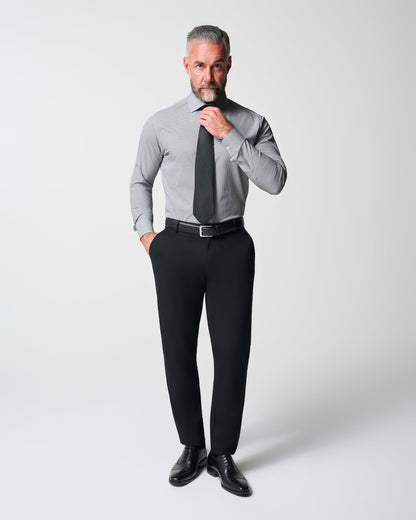 State & Liberty "The Harris" Grey Roped Windowpane