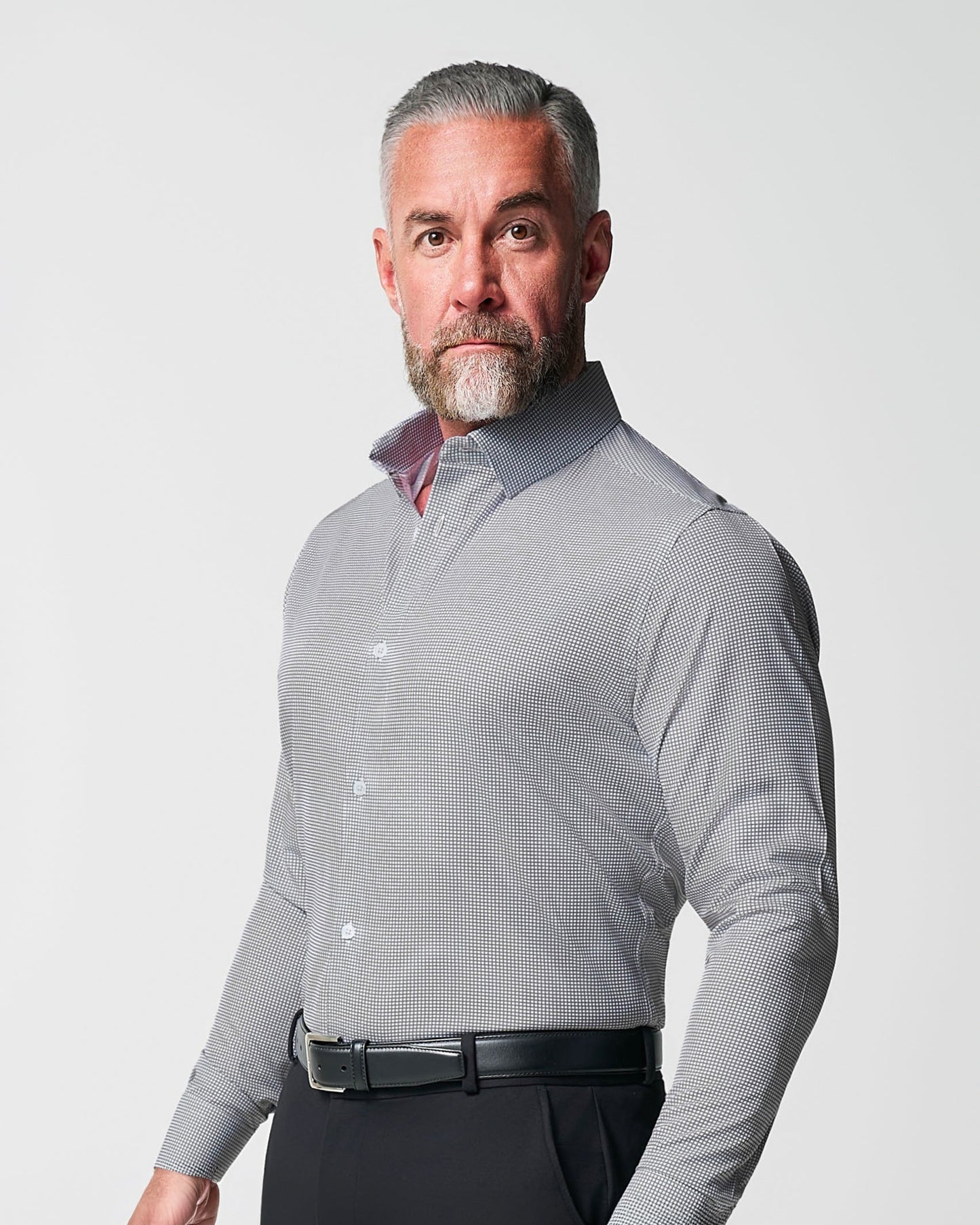 State & Liberty "The Harris" Grey Roped Windowpane
