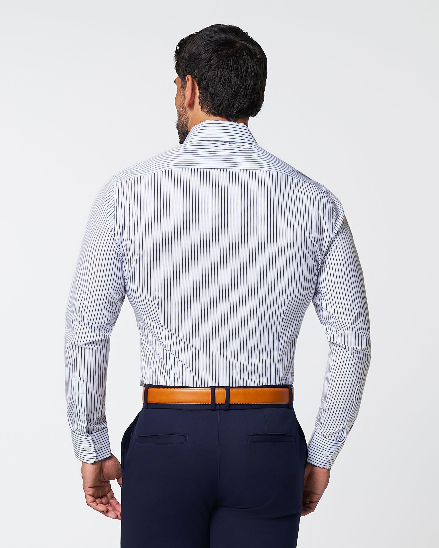 State & Liberty "The Hutton" Navy Pinstripe