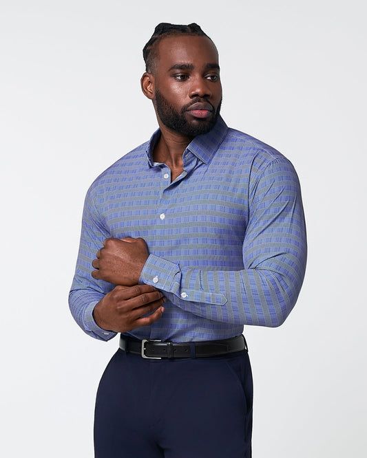 State & Liberty "The Knox" Navy & White Plaid
