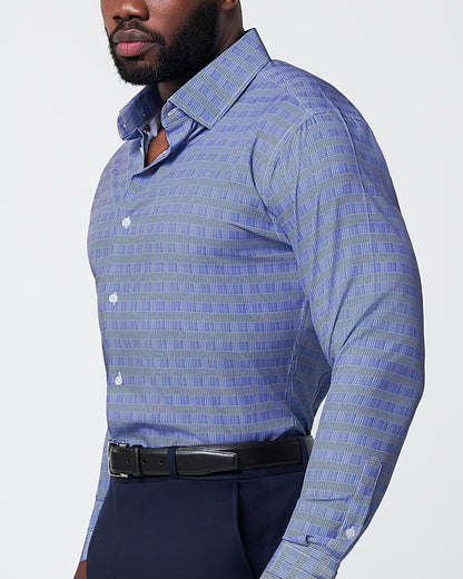 State & Liberty "The Knox" Navy & White Plaid