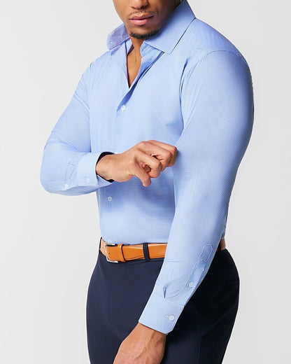 State & Liberty "The Merrill" Blue Micro Check