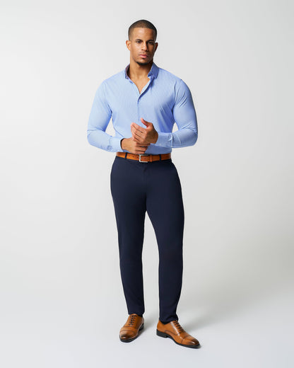 State & Liberty "The Merrill" Blue Micro Check