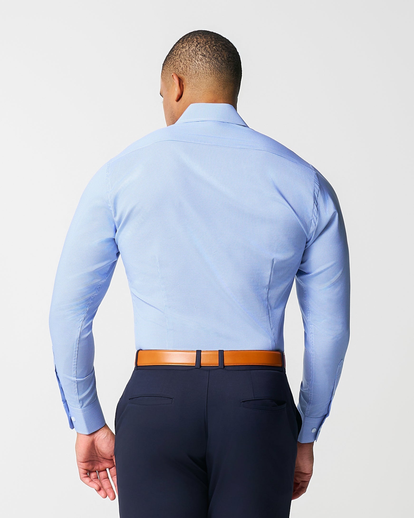 State & Liberty "The Merrill" Blue Micro Check