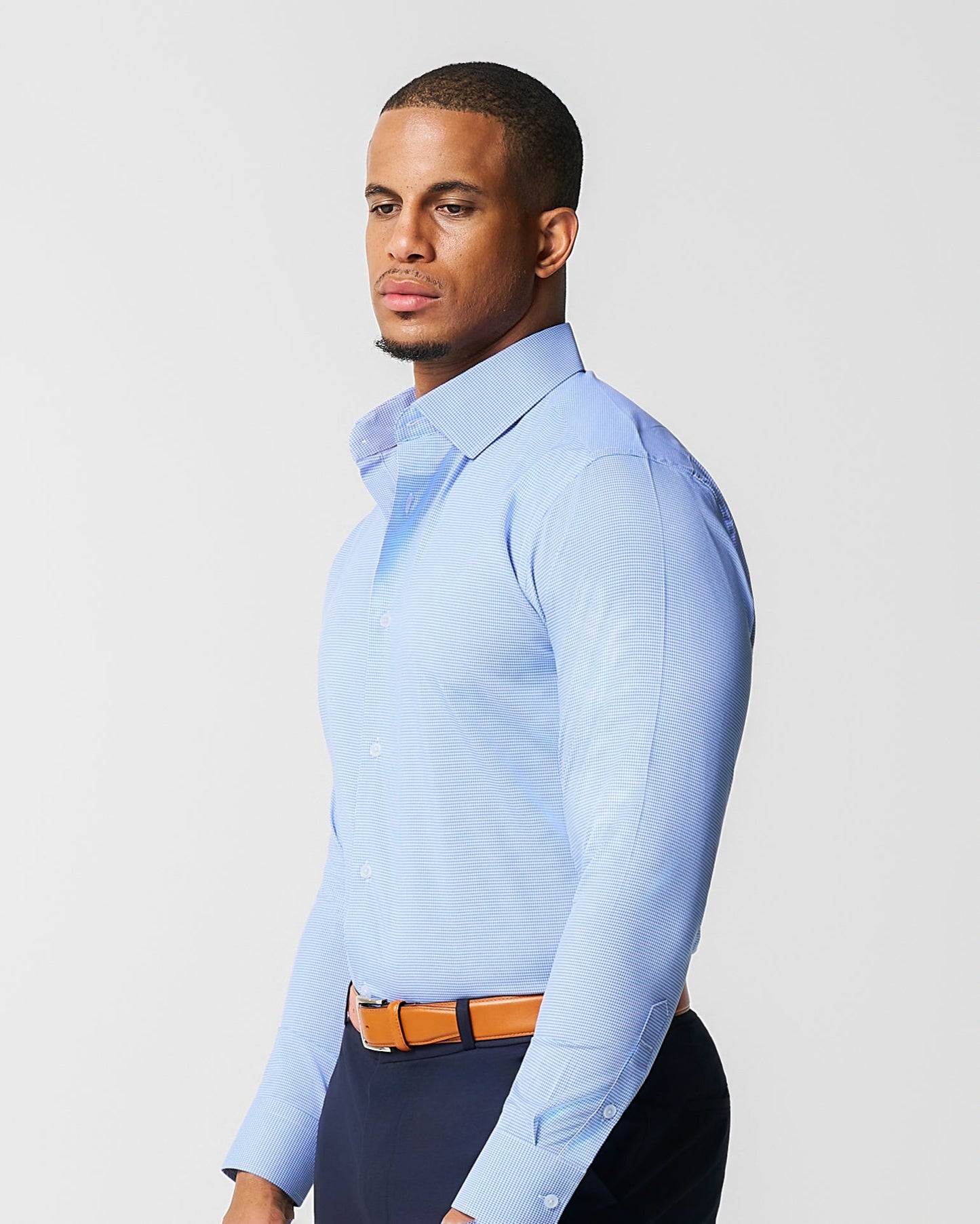State & Liberty "The Merrill" Blue Micro Check