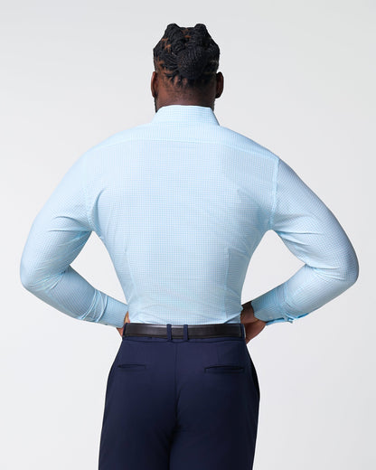 State & Liberty "The Nash" Baby Blue Gingham