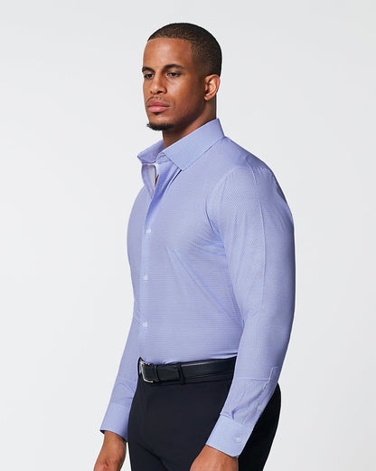 State & Liberty "The Phoenix" Purple Lattice Print