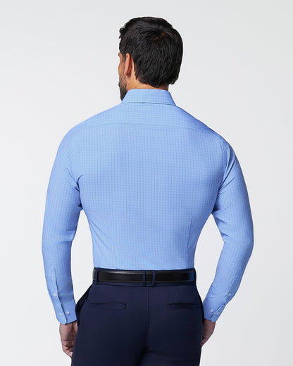 State & Liberty "The Reynolds" Powder Blue and Navy Windowpane