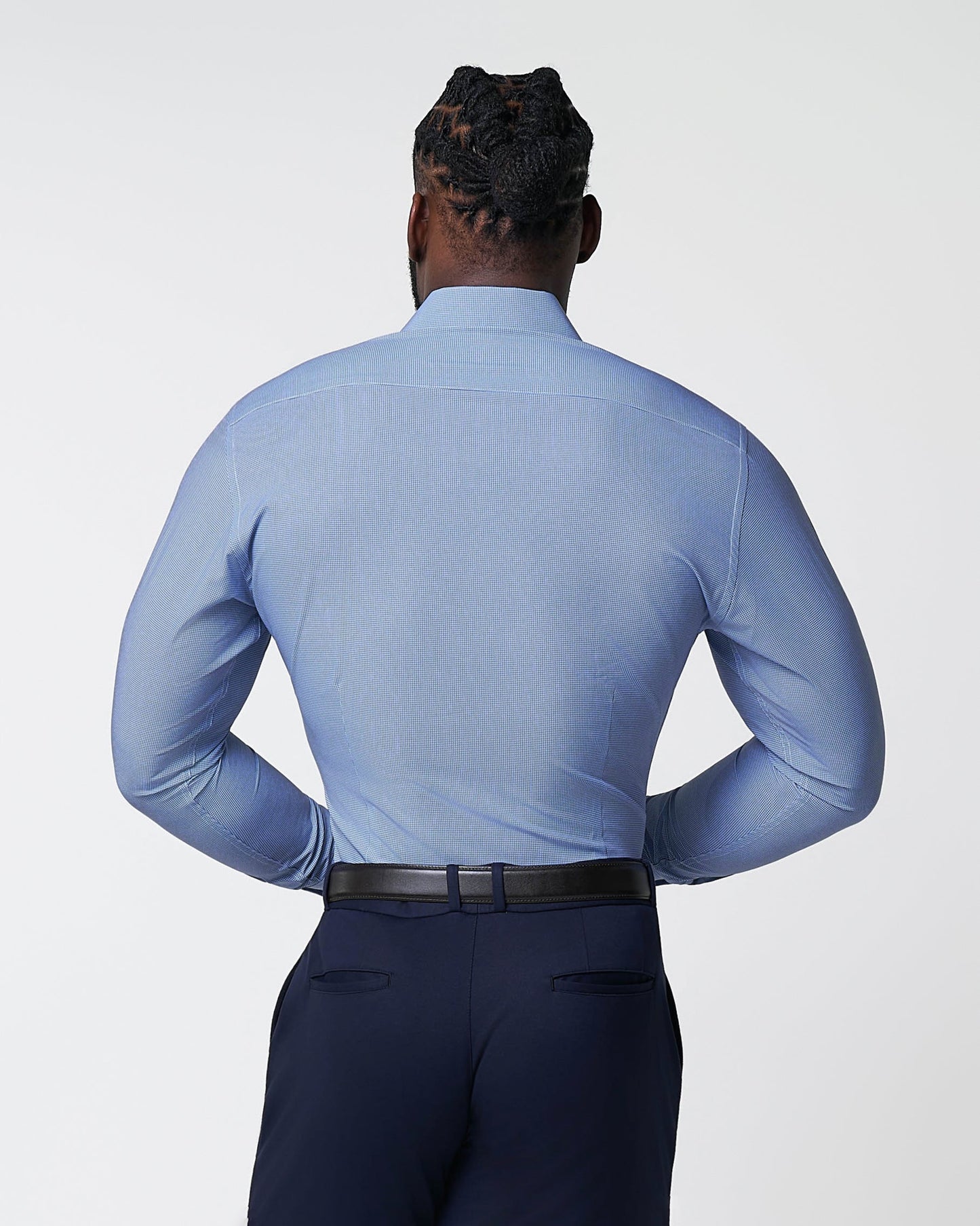 State & Liberty "The Rover" Blue Mini Windowpane