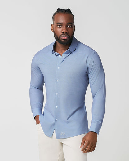 State & Liberty "The Rover" Blue Mini Windowpane