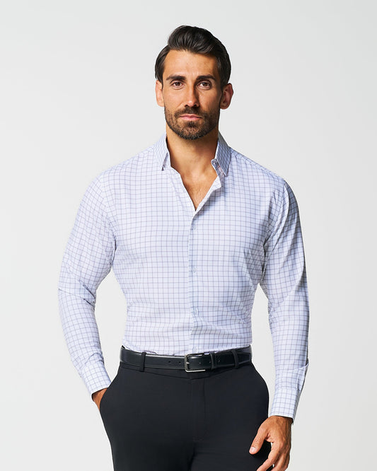 State & Liberty "The Scottie" Grey & White Windowpane