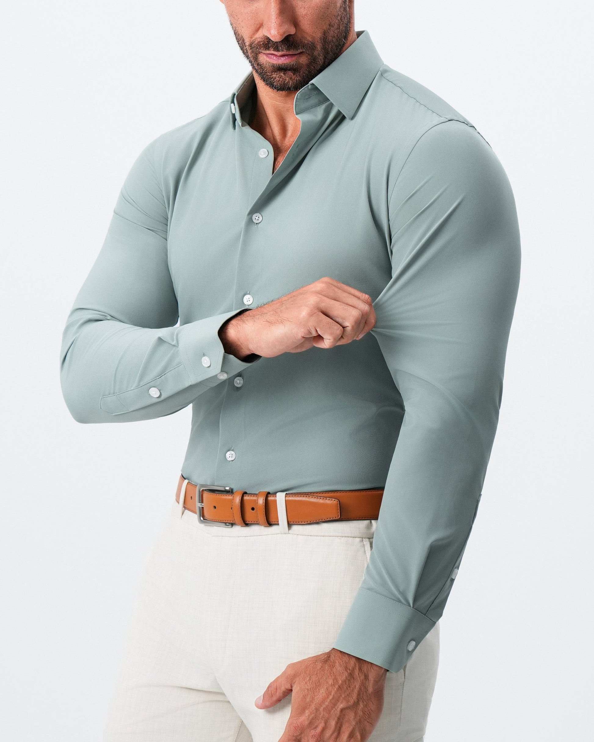 State & Liberty "The Westfield" Solid Sage Green