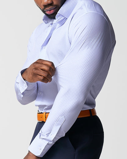 State & Liberty "The Xavier" Lavender with White Windowpane